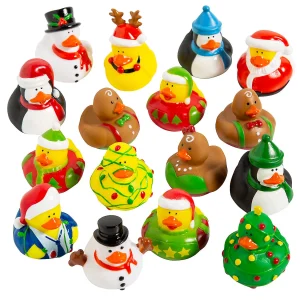 Oriental Trading Rubber Duckies*Bulk 50 Pc. Christmas Rubber Ducks Assortment