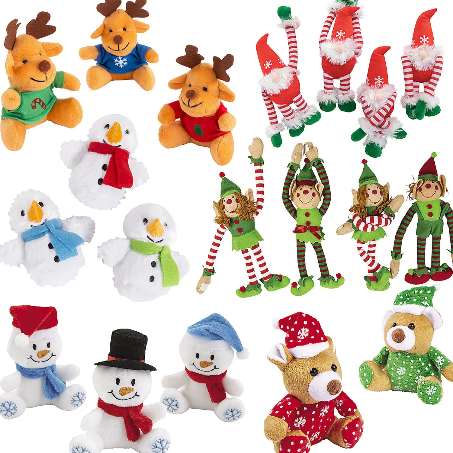 bulk__pc_christmas_stuffe_0.webp Oriental Trading Stuffed Animals & Plush Toys*Bulk 72 Pc. Christmas Stuffed Giveaway Kit