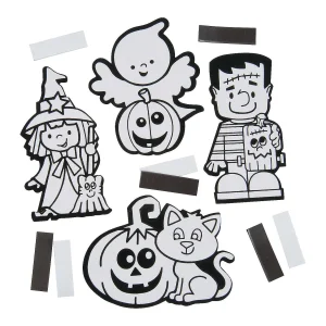 Bulk 50 Pc. Color Your Own Fuzzy Halloween Magnets<Oriental Trading Best Sale