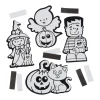 Bulk 50 Pc. Color Your Own Fuzzy Halloween Magnets<Oriental Trading New