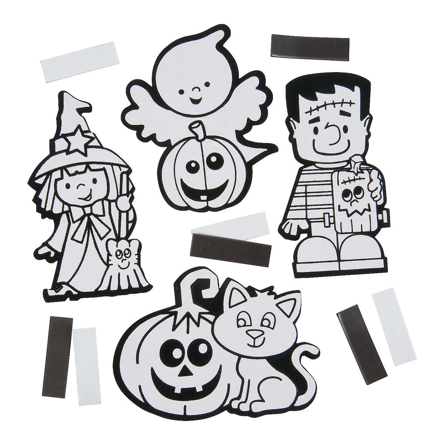 bulk__pc_color_your_own_f_0.webp Bulk 50 Pc. Color Your Own Fuzzy Halloween Magnets<Oriental Trading New