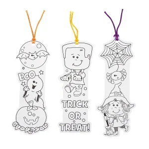Bulk 50 Pc. Color Your Own Halloween Friends Bookmarks<Oriental Trading Store