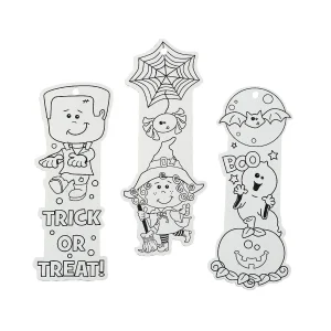 Bulk 50 Pc. Color Your Own Halloween Friends Bookmarks<Oriental Trading Store