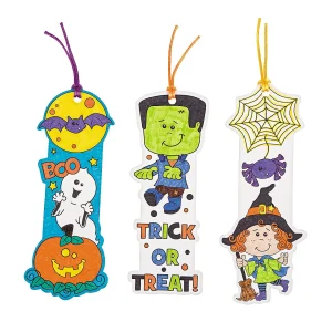 Bulk 50 Pc. Color Your Own Halloween Friends Bookmarks<Oriental Trading Store