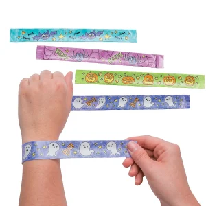 Oriental Trading Bracelets*Bulk 48 Pc. Color Your Own Halloween Slap Bracelets