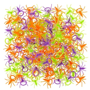 Oriental Trading Rings*Bulk 144 Pc. Colorful Halloween Spider Rings