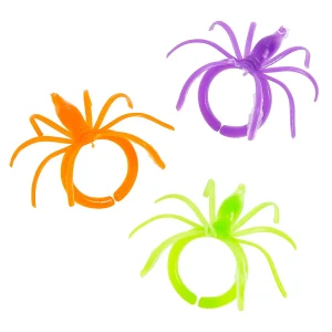 Oriental Trading Rings*Bulk 144 Pc. Colorful Halloween Spider Rings