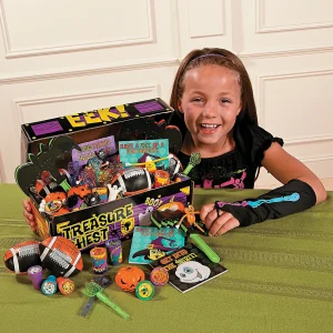 Bulk 50 Pc. Deluxe Halloween Treasure Chest Toy Assortment<Oriental Trading Best