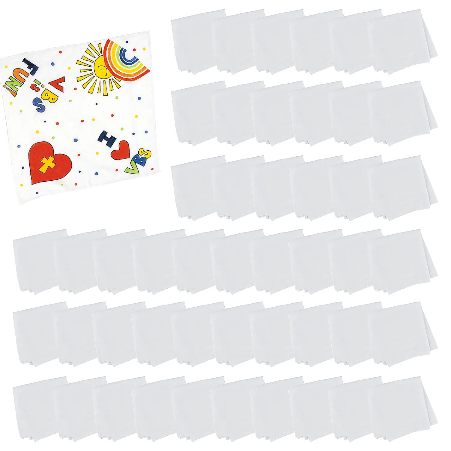 bulk__pc_diy_white_bandan_0-1.webp Bulk 48 Pc. Diy White Bandanas<Oriental Trading Shop
