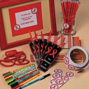 Oriental Trading Stationery Assortments*Bulk 72 Pc. Drug Awareness Stick Pen Assortment