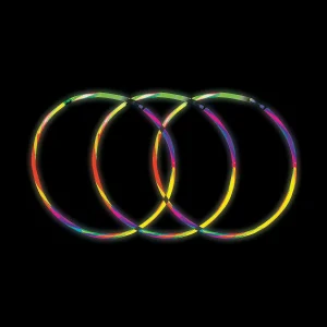 Oriental Trading Glow Jewelry*Bulk 50 Pc. Five-Color Glow Swizzle Necklaces