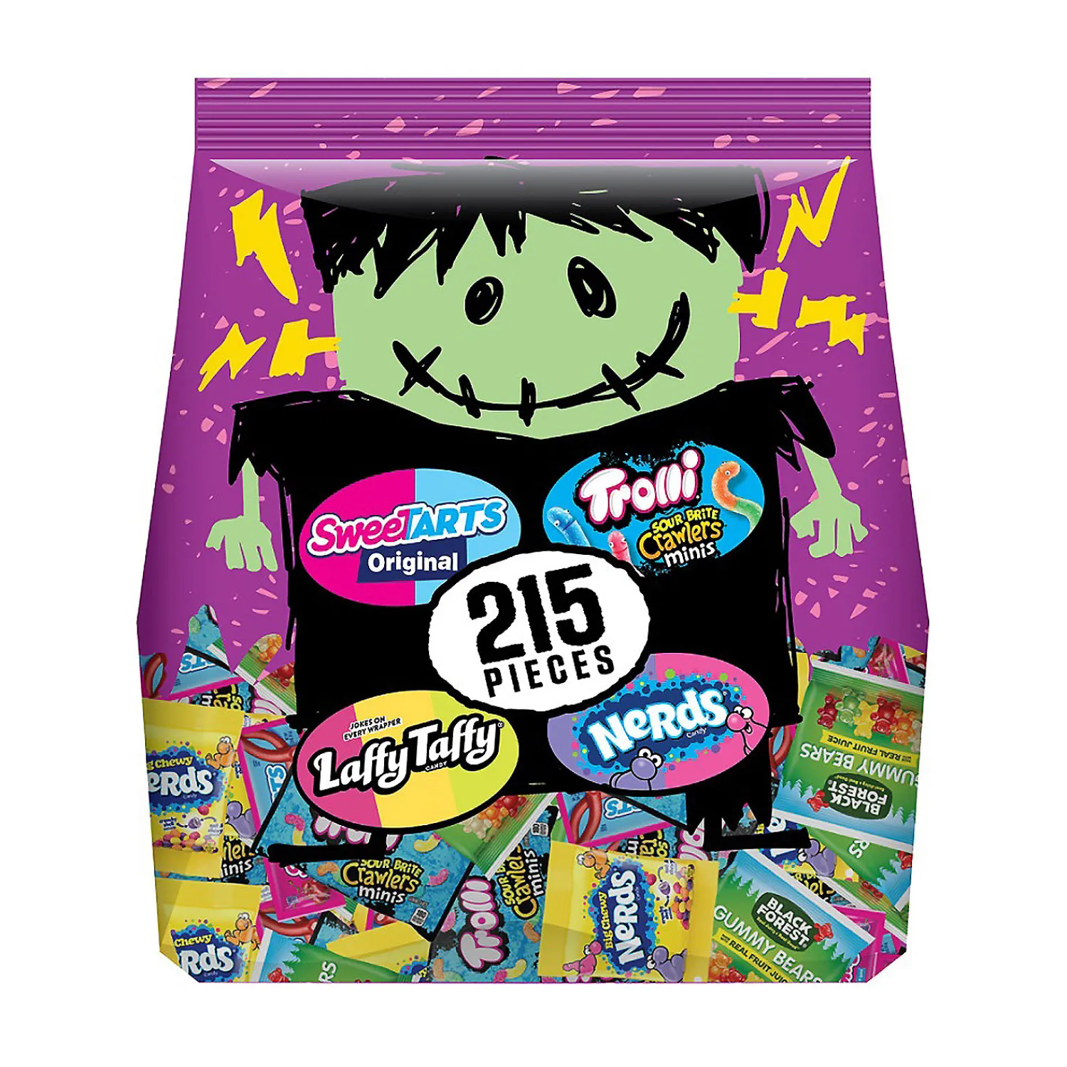 bulk__pc_franken_favorite_0.webp Bulk 225 Pc. Franken Favorites Halloween Candy Mix<Oriental Trading Cheap