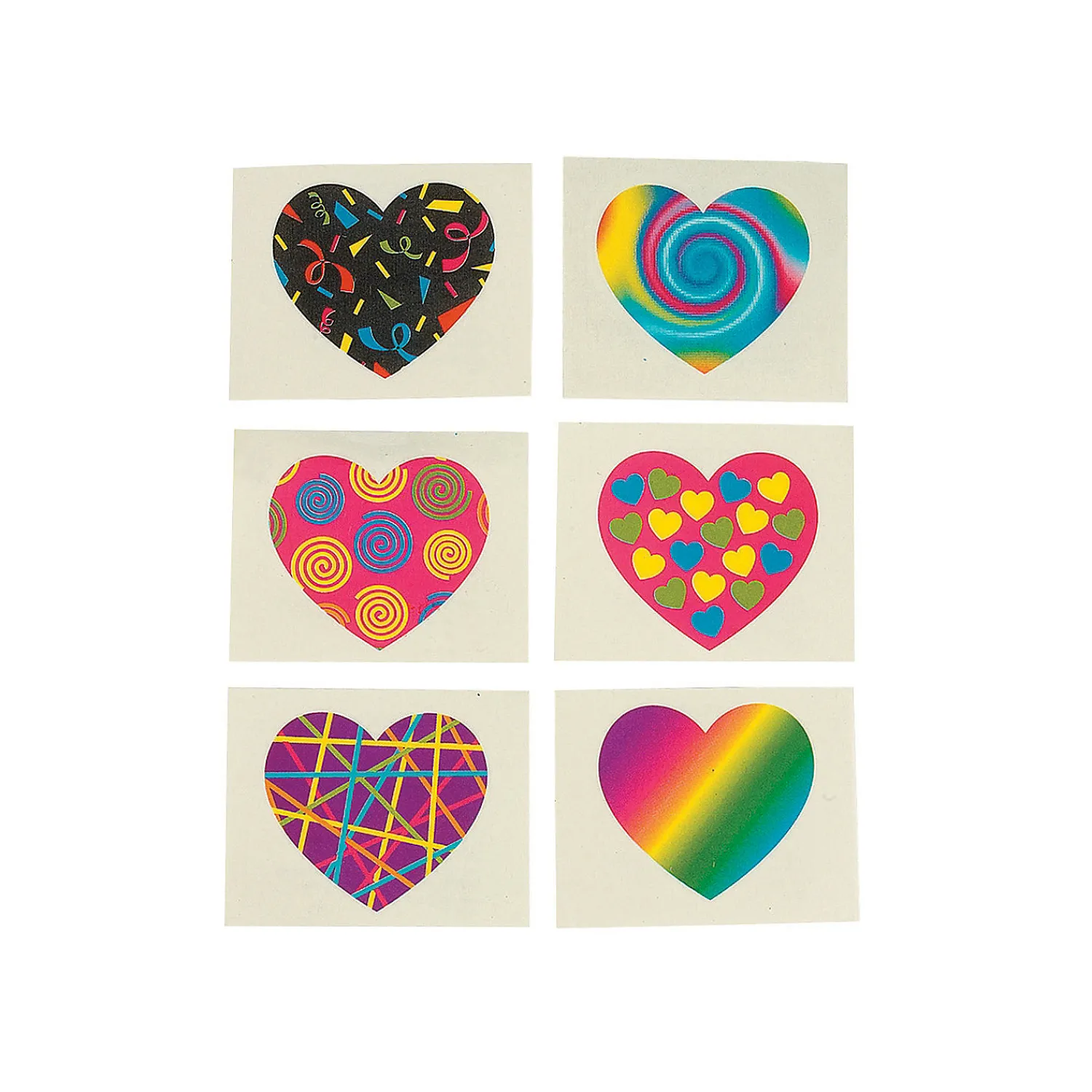 bulk__pc_funky_heart_temp_0.webp Oriental Trading Temporary Tattoos*Bulk 72 Pc. Funky Heart Temporary Tattoos - 72 Pc.