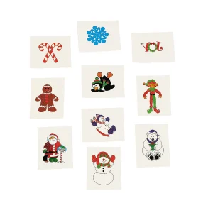 Oriental Trading Temporary Tattoos*Bulk 72 Pc. Glitter Holiday Temporary Tattoos - 72 Pc.
