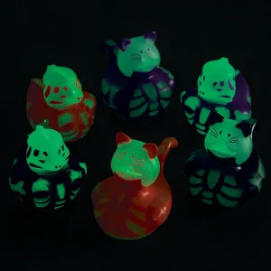 Oriental Trading Rubber Duckies*Bulk 50 Pc. Glow-In-The-Dark Halloween Skeleton Rubber Duck Assortment