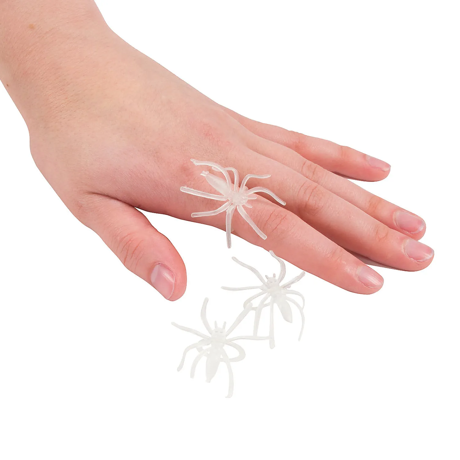 bulk__pc_glowinthedark_pl_1.webp Bulk 144 Pc. Glow-In-The-Dark Plastic Spider Rings<Oriental Trading Online