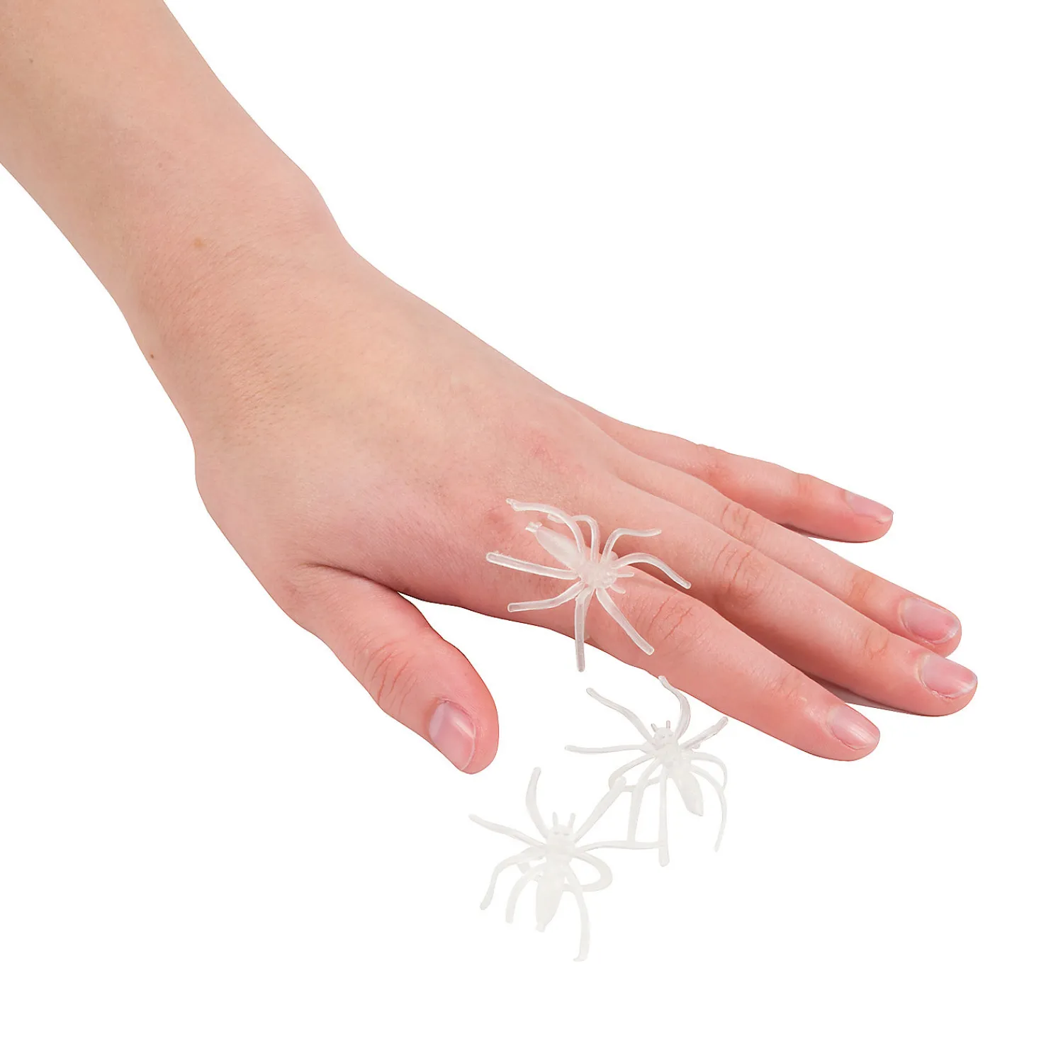 bulk__pc_glowinthedark_pl_2.webp Bulk 144 Pc. Glow-In-The-Dark Plastic Spider Rings<Oriental Trading Online