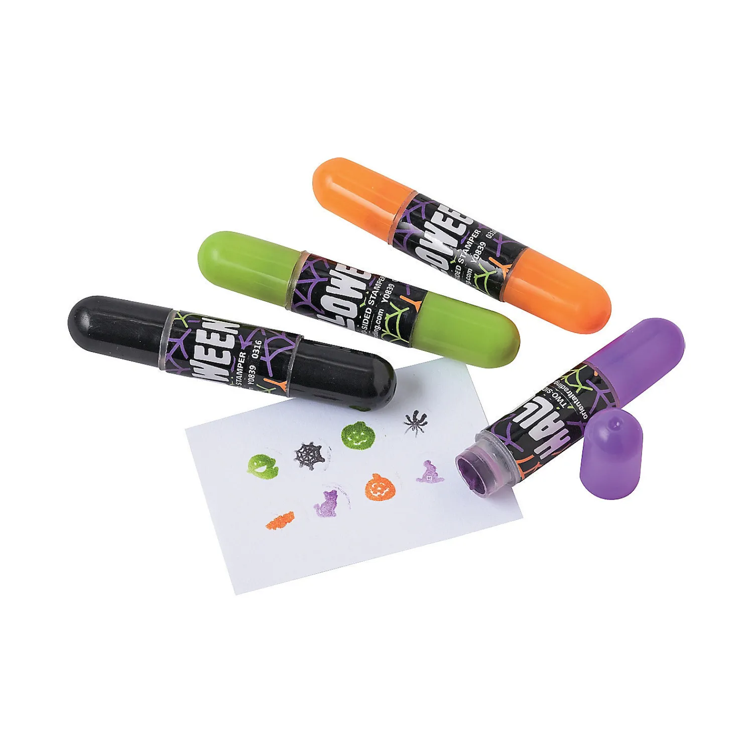 bulk__pc_halloween_double_0.webp Bulk 48 Pc. Halloween Double-Sided Stampers<Oriental Trading Hot