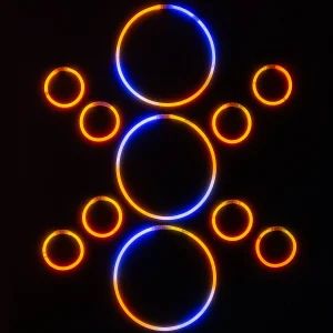 Oriental Trading Glow Assortments*Bulk 100 Pc. Halloween Glow Bracelet & Necklace Assortment