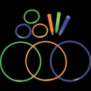 Oriental Trading Glow Jewelry*Bulk 75 Pc. Halloween Glow Stick, Bracelet & Necklace Assortment
