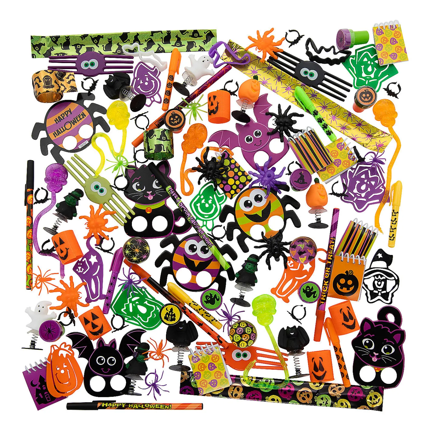 bulk__pc_halloween_iconic_0-1.webp Bulk 250 Pc. Halloween Iconic Novelties Assortment<Oriental Trading Online