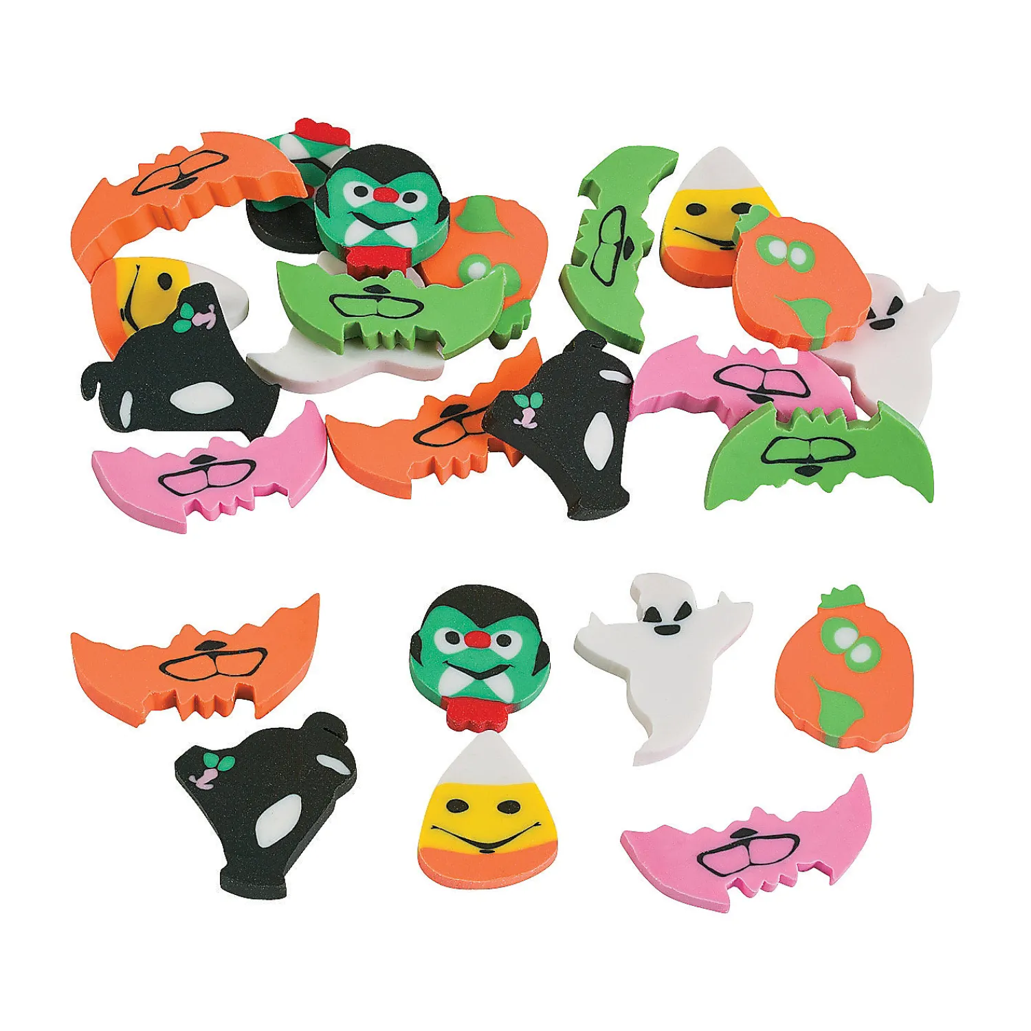 bulk__pc_halloween_mini_e_2.webp Bulk 720 Pc. Halloween Mini Eraser Assortment<Oriental Trading New