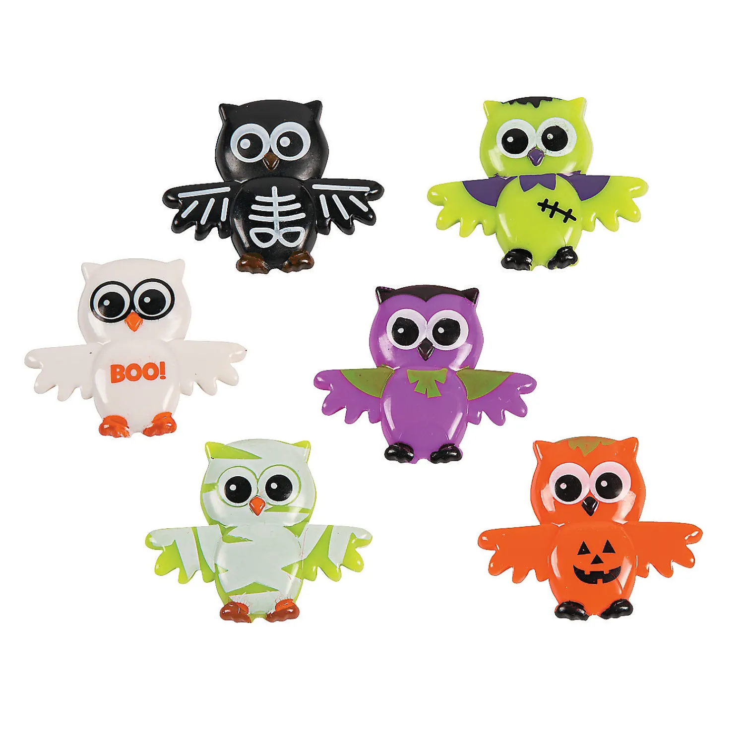 bulk__pc_halloween_owl_ch_0.webp Oriental Trading Character Toys*Bulk 48 Pc. Halloween Owl Characters