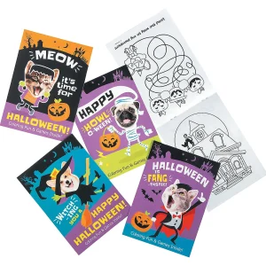 Bulk 144 Pc. Halloween Silly Animal Characters Coloring Books<Oriental Trading Hot