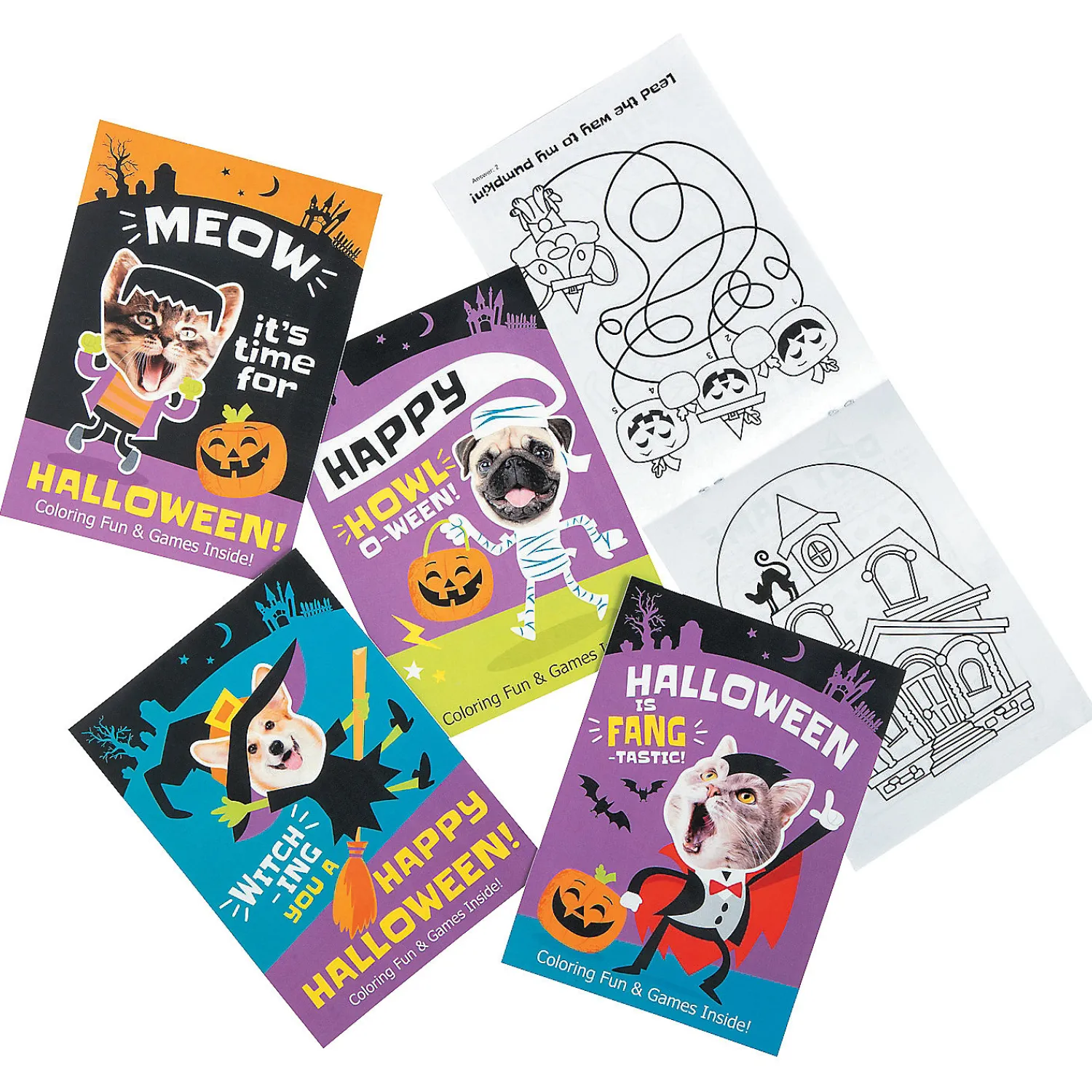 bulk__pc_halloween_silly__0.webp Bulk 144 Pc. Halloween Silly Animal Characters Coloring Books<Oriental Trading Hot