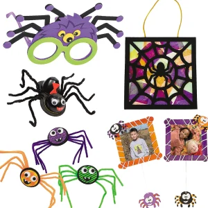 Bulk 60 Pc. Halloween Spooky Spiders Craft Kit Assortment<Oriental Trading Shop