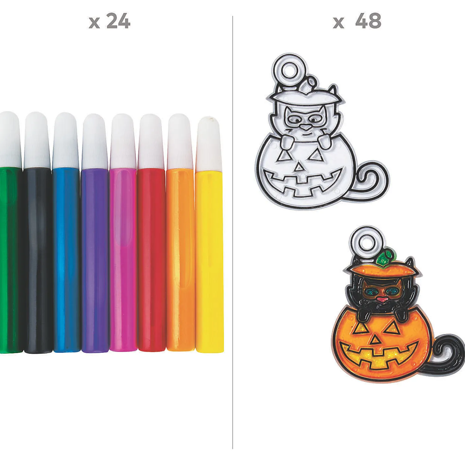 bulk__pc_halloween_suncat_1.webp Bulk 72 Pc. Halloween Suncatcher Assortment<Oriental Trading Flash Sale