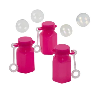 Bulk 48 Pc. Hexagon Pink Mini Bubble Bottles<Oriental Trading Hot