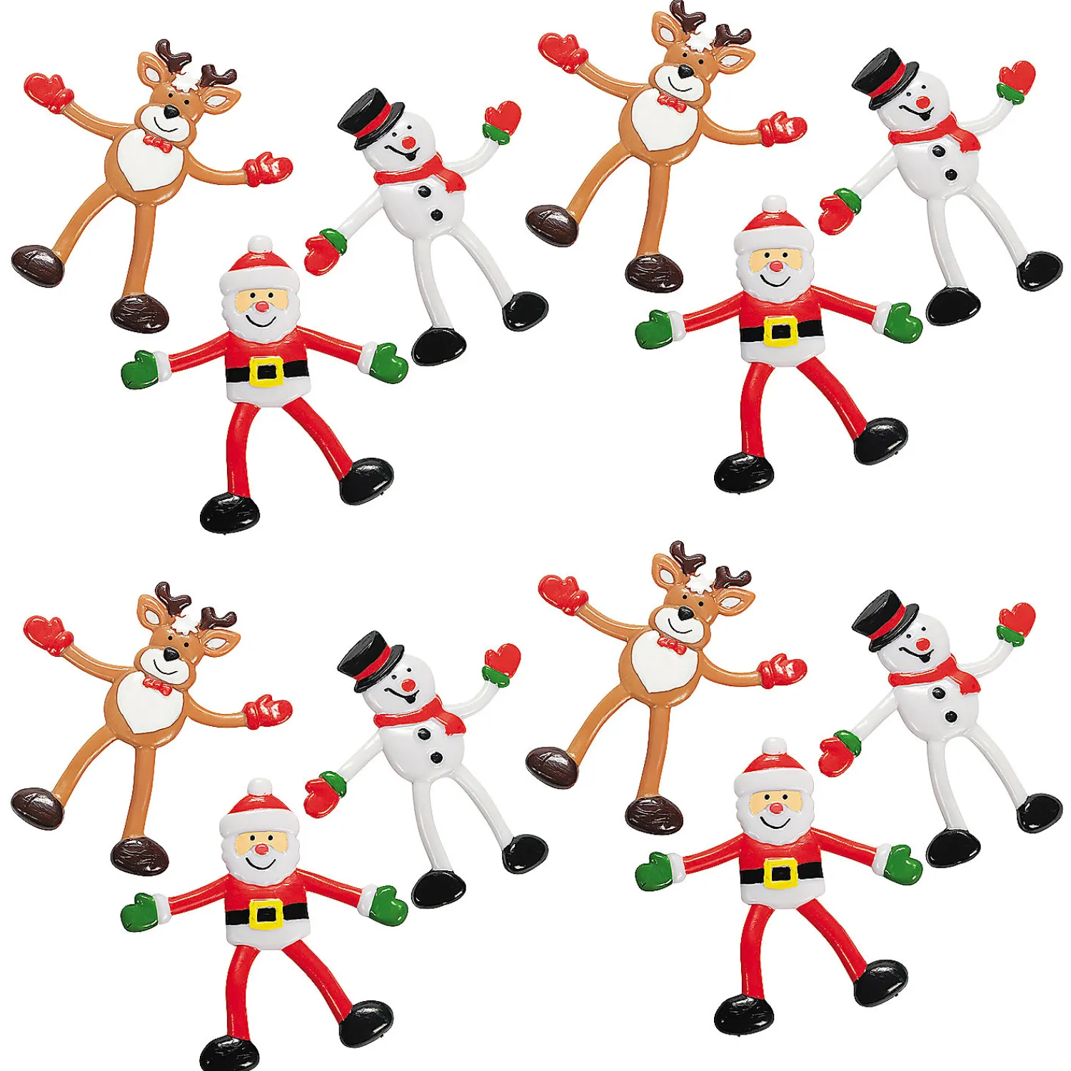 bulk__pc_holiday_characte_0.webp Oriental Trading Character Toys*Bulk 144 Pc. Holiday Character Bendables