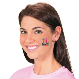 Oriental Trading Temporary Tattoos*Bulk 72 Pc. Humankind & Diversity Temporary Tattoos - 72 Pc.