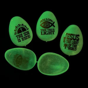2 1/2" Bulk 72 Pc. Jesus Is The Light Glow-In-The-Dark Plastic Easter Eggs<Oriental Trading Flash Sale