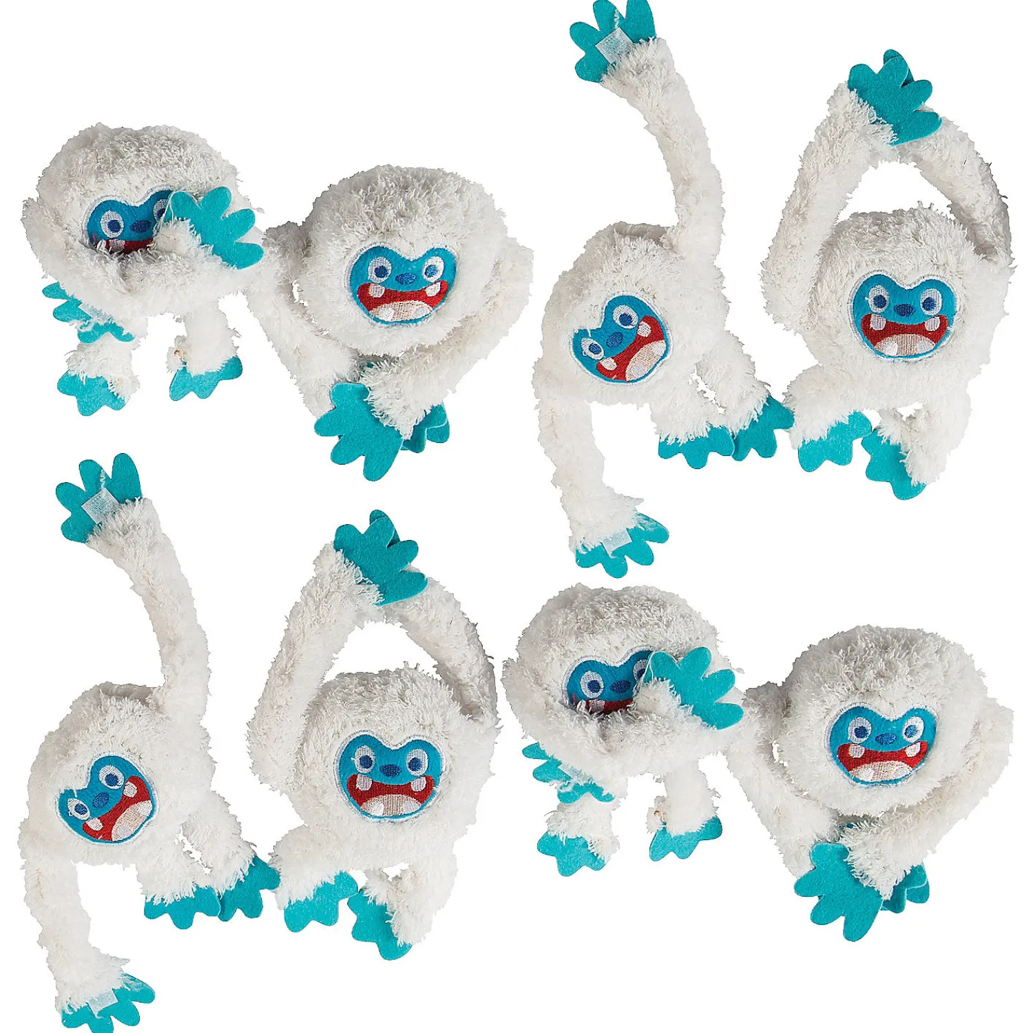 bulk__pc_long_arm_stuffed_0-3.webp Oriental Trading Stuffed Animals & Plush Toys*Bulk 72 Pc. Long Arm Stuffed Yetis