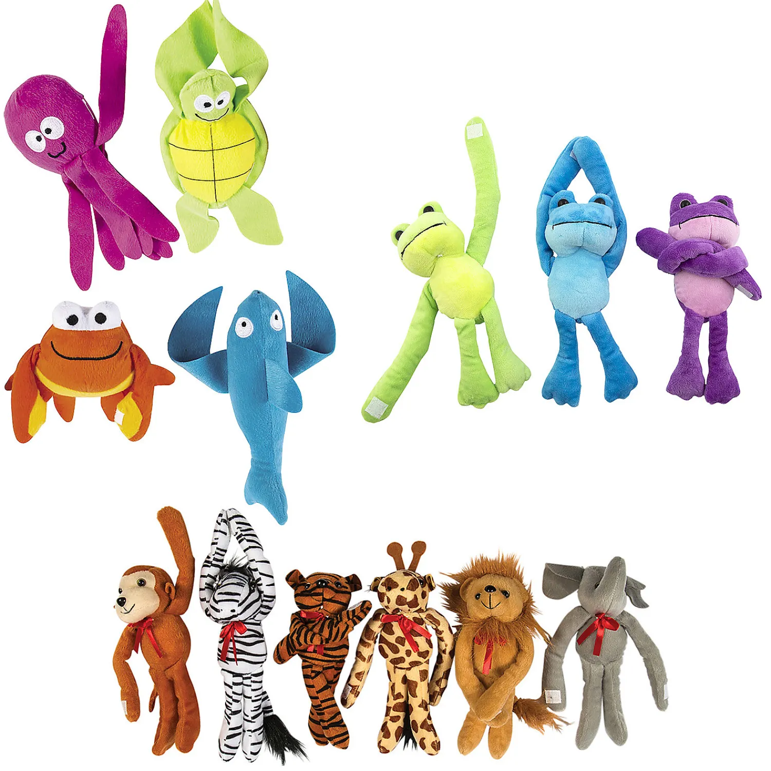 bulk__pc_long_arm_stuffed_0.webp Oriental Trading Stuffed Animals & Plush Toys*Bulk 72 Pc. Long Arm Stuffed Animal Giveaway Kit