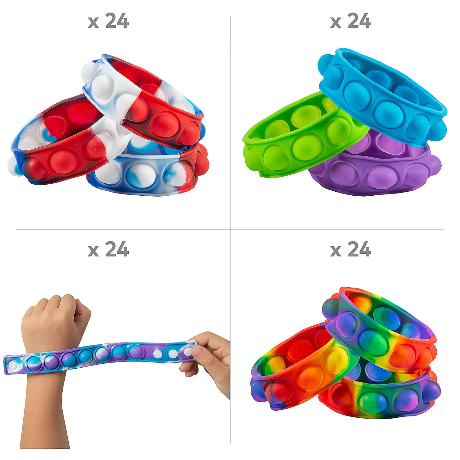 bulk__pc_lotsa_pops_poppi_1.webp Oriental Trading Bracelets*Bulk 96 Pc. Lotsa Pops Popping Toys Bracelet Assortment