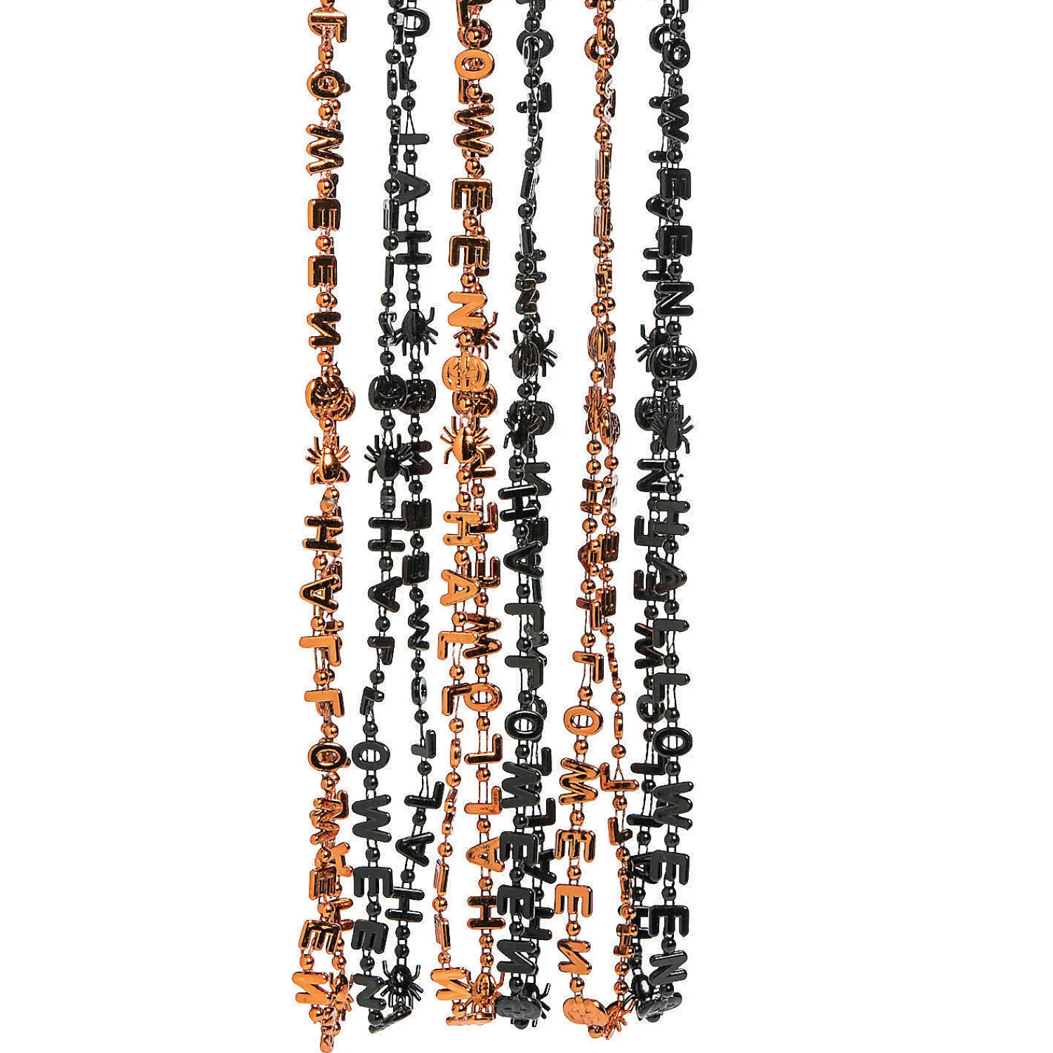 bulk__pc_metallic_hallowe_0.webp Bulk 48 Pc. Metallic Halloween Bead Necklaces<Oriental Trading Shop