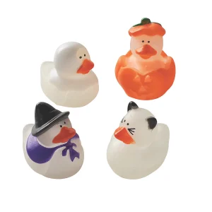 Bulk 120 Pc. Mini Glow-In-The-Dark Halloween Rubber Ducks<Oriental Trading Cheap