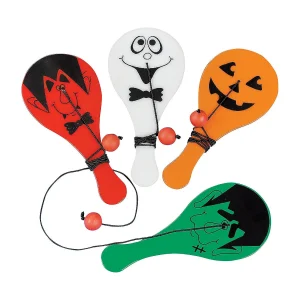 Bulk 48 Pc. Mini Halloween Paddleball Games<Oriental Trading Hot