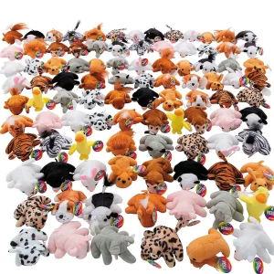 Oriental Trading Stuffed Animals & Plush Toys*Bulk 100 Pc. Mini Standing Stuffed Animal Assortment