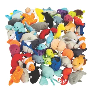 Oriental Trading Stuffed Animals & Plush Toys*Bulk 50 Pc. Mini Stuffed Animal Sea Life Assortment