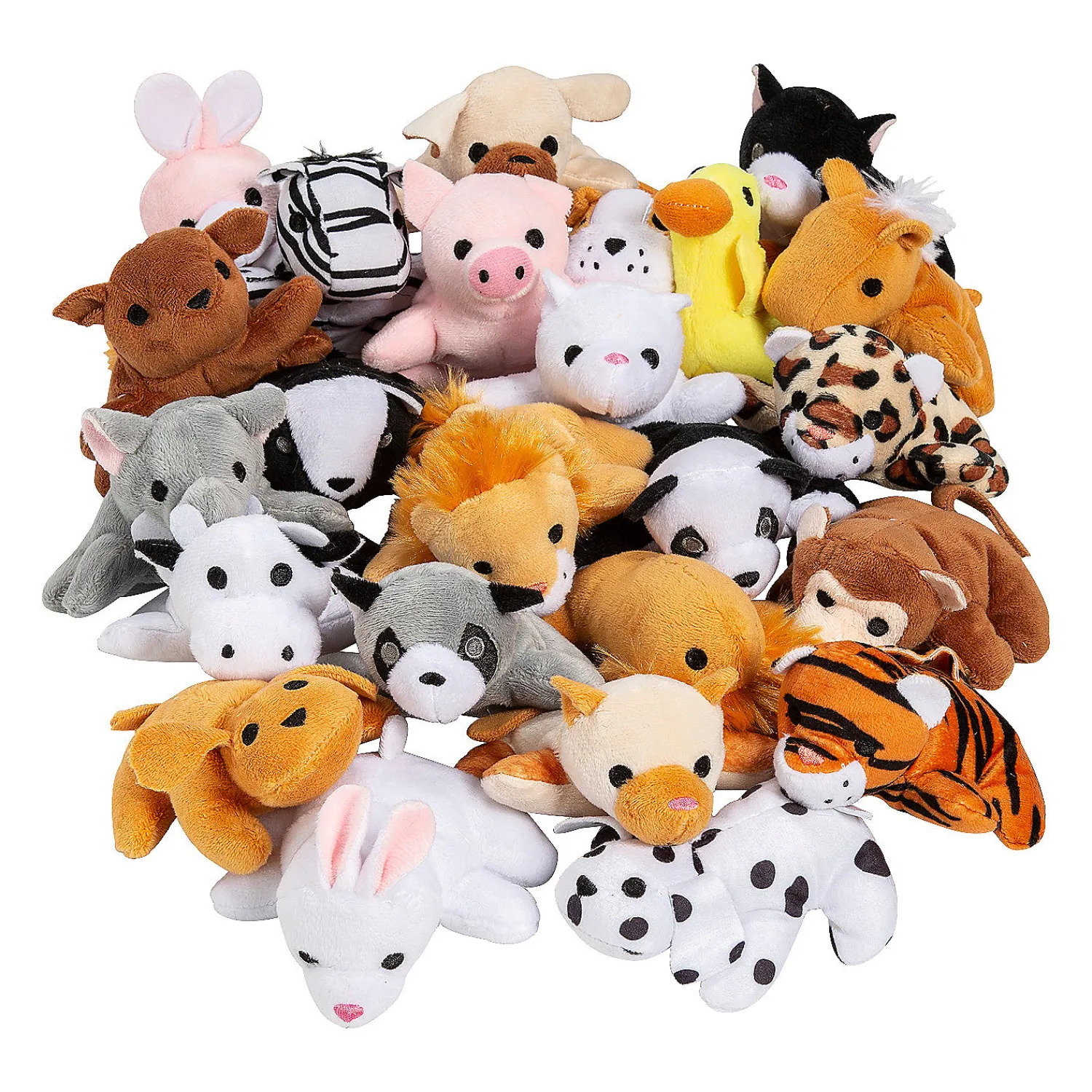 bulk__pc_mini_stuffed_ani_0.webp Bulk 50 Pc. Mini Stuffed Animal Assortment<Oriental Trading New