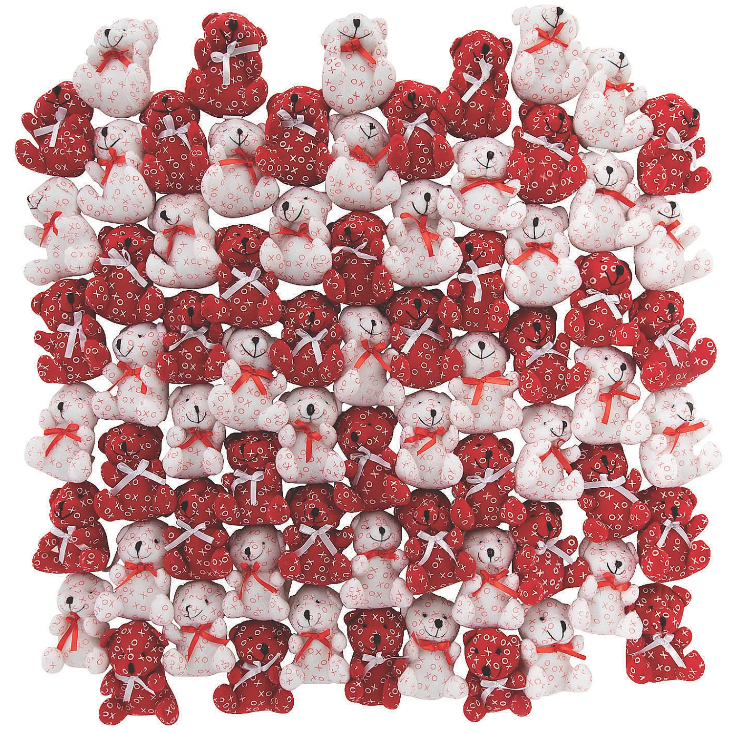 bulk__pc_mini_valentines__0.webp Oriental Trading Stuffed Animals & Plush Toys*Bulk 72 Pc. Mini Valentine's Day Hugs & Kisses Stuffed Bears