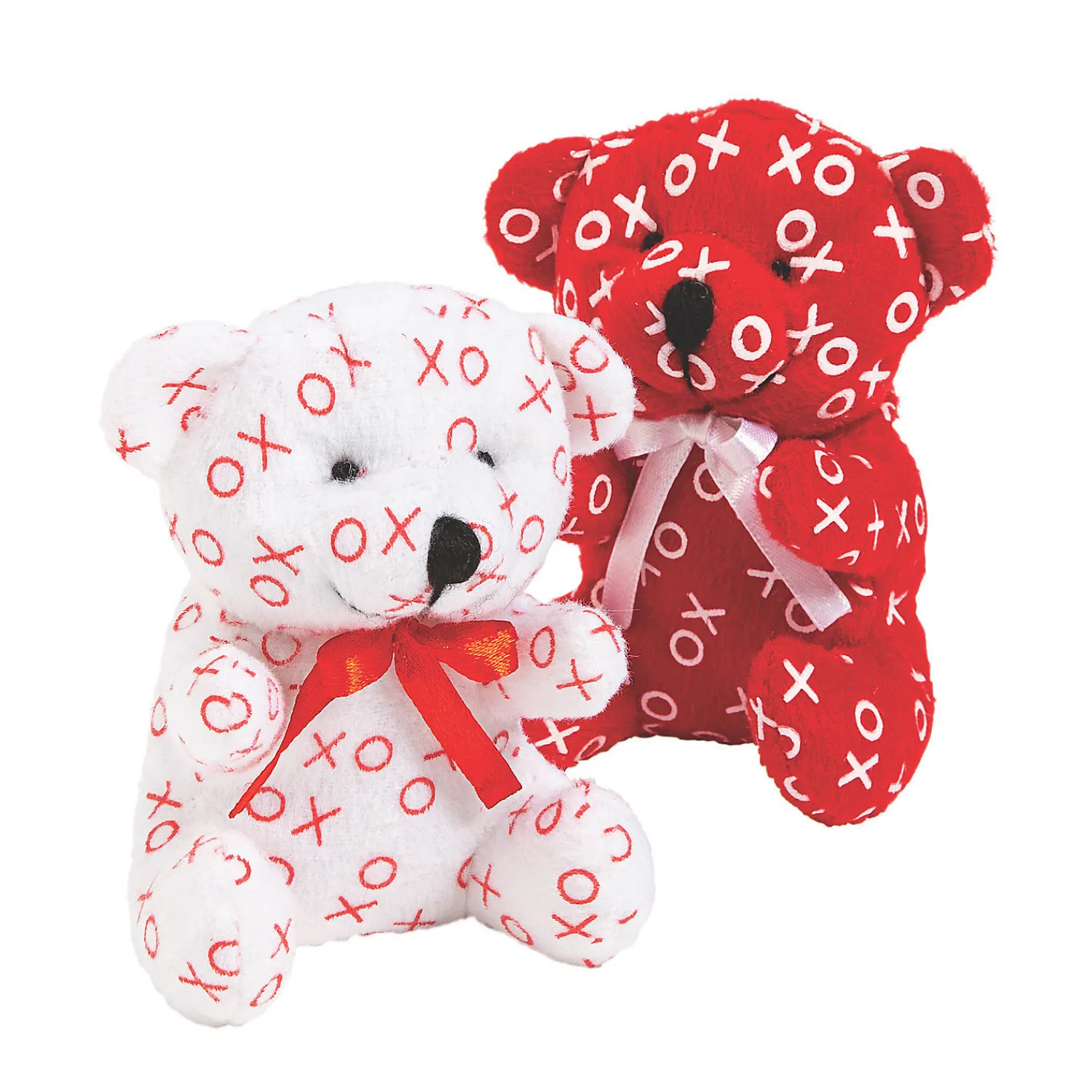 bulk__pc_mini_valentines__1.webp Oriental Trading Stuffed Animals & Plush Toys*Bulk 72 Pc. Mini Valentine's Day Hugs & Kisses Stuffed Bears