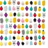Oriental Trading Putty & Squishy Toys*Bulk 96 Pc. Mochi Squishies Character Assortment