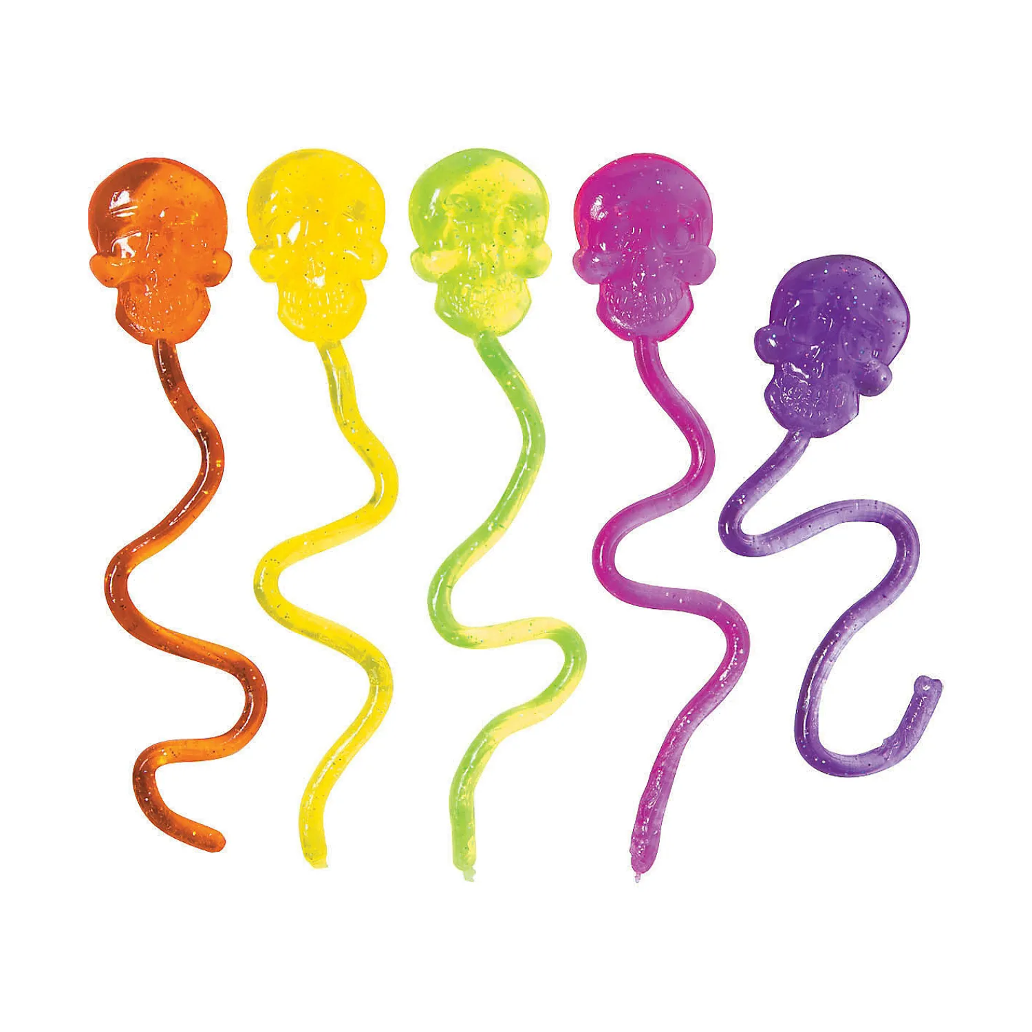 bulk__pc_neon_glitter_sti_0.webp Oriental Trading Putty & Squishy Toys*Bulk 72 Pc. Neon Glitter Sticky Skulls