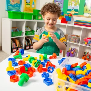Oriental Trading Play Sets*Bulk 96 Pc. Nifty Nuts & Bolts Manipulatives