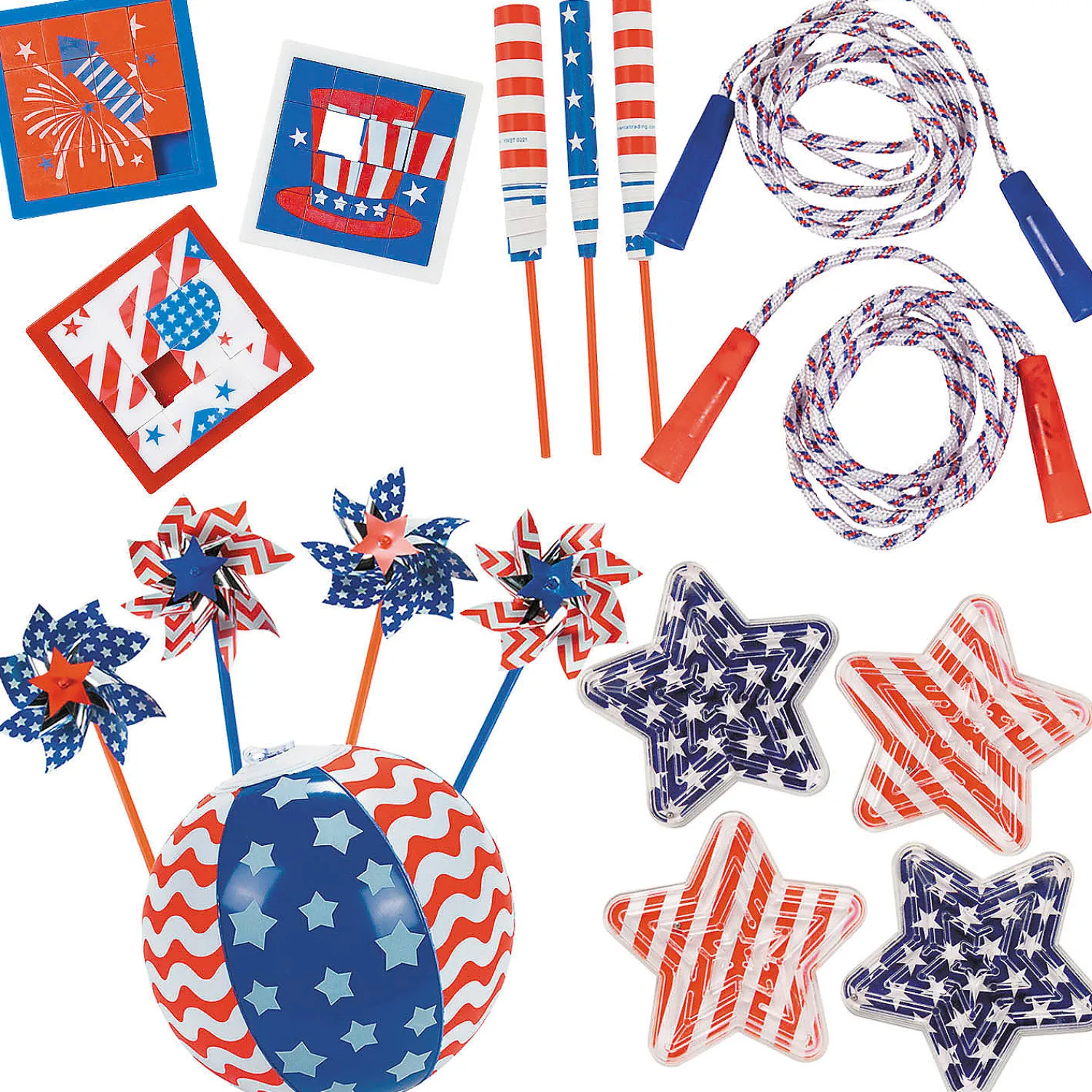 bulk__pc_patriotic_fun__g_0.webp Oriental Trading Games*Bulk 108 Pc. Patriotic Fun & Games Kit Assortmen